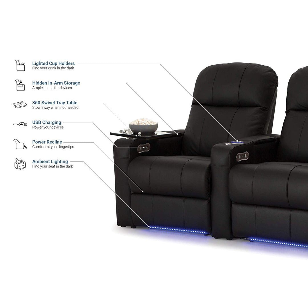 Venetian w/ Leather and Power Recline