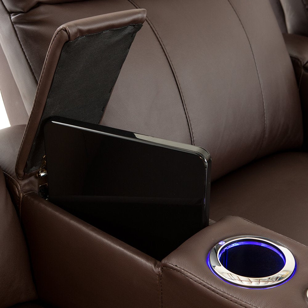 Venetian w/ Leather and Power Recline