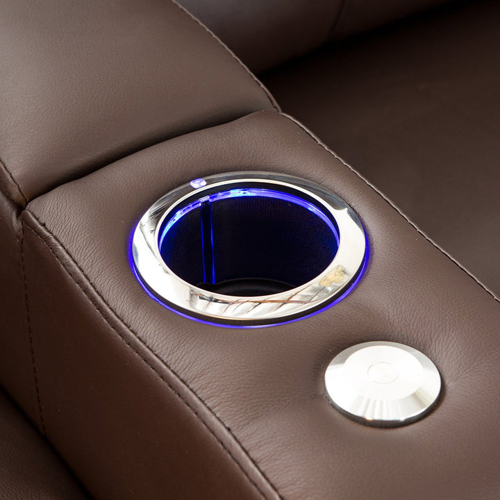 Venetian w/ Leather and Power Recline