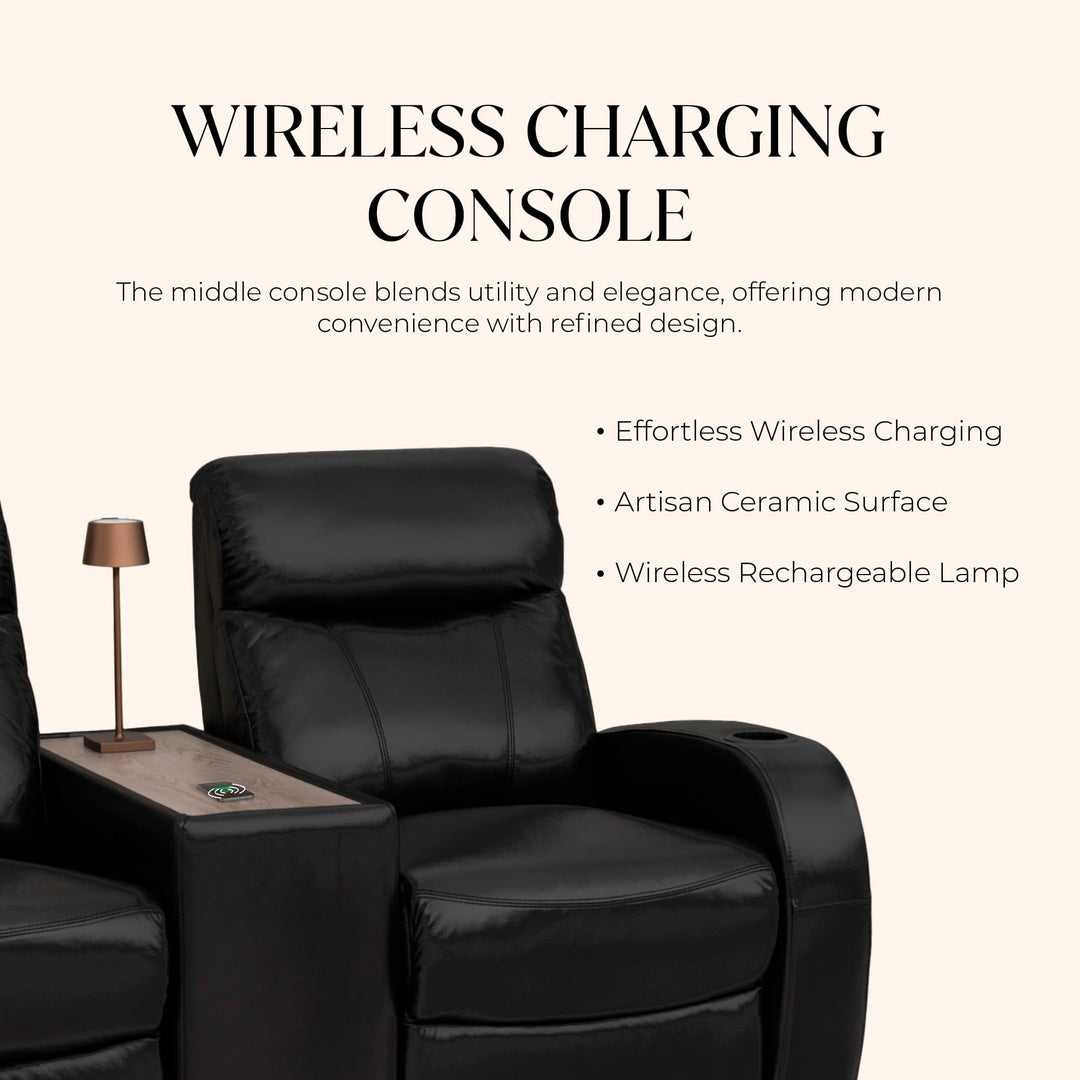 Rialto w/ Straight Console and Power Recline