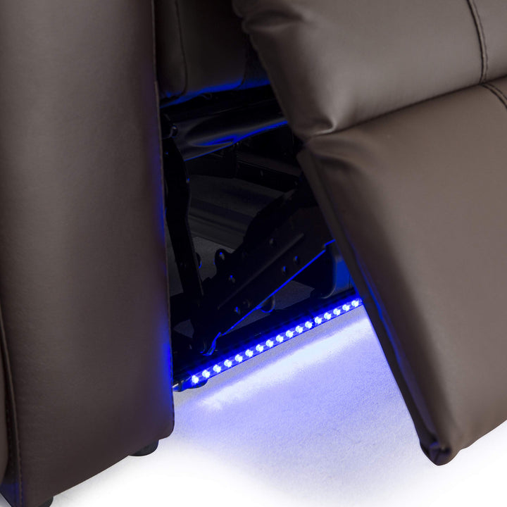 Venetian w/ Leather and Power Recline