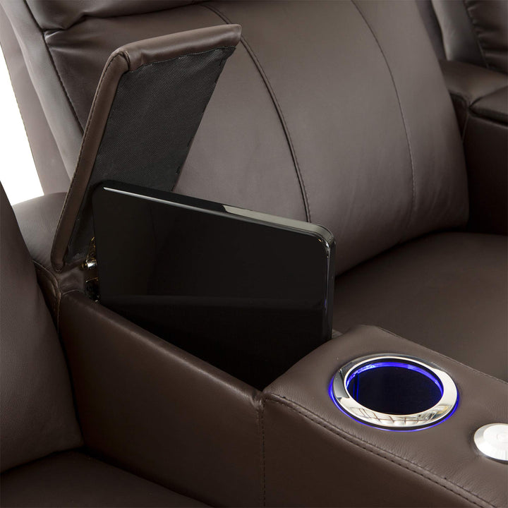 Venetian w/ Leather and Power Recline