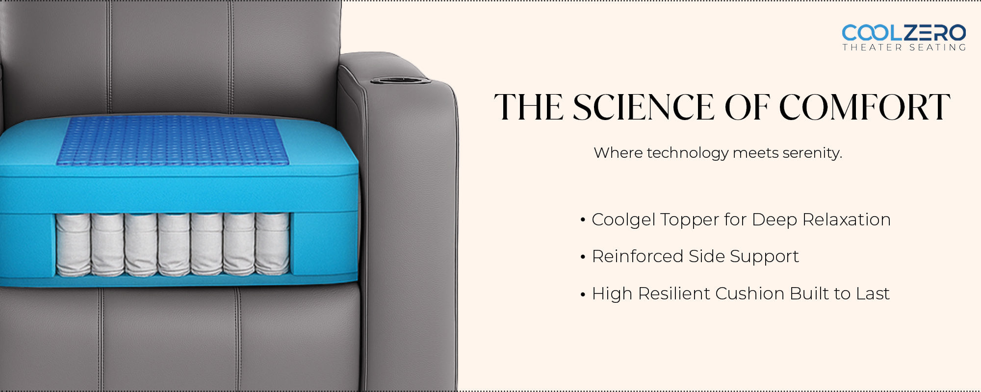Gray / Single Recliner / Single - Desktop Image 3