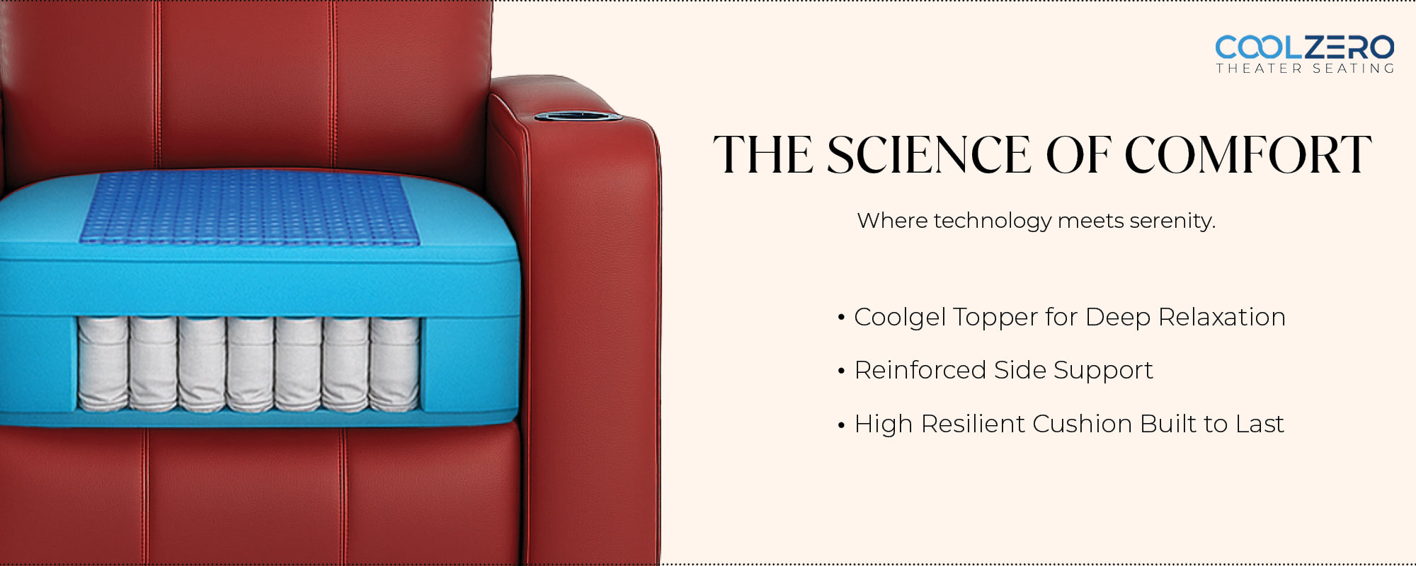 Red / Single Recliner / Single - Desktop Image 3