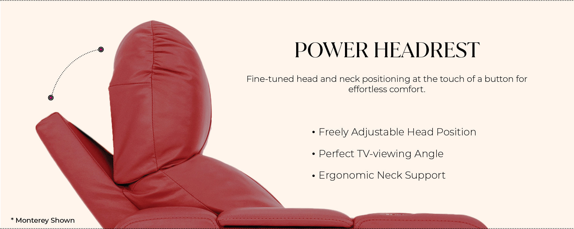 Red / Single Recliner / Single - Desktop Image 2