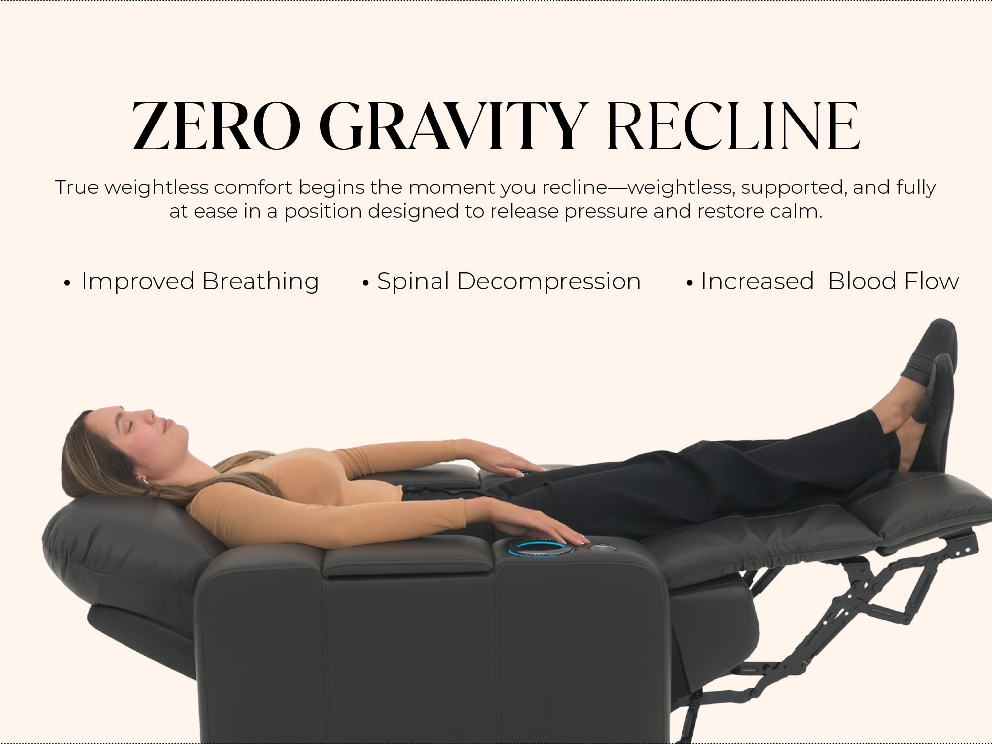 Black / Single Recliner / Single - Desktop Image 1
