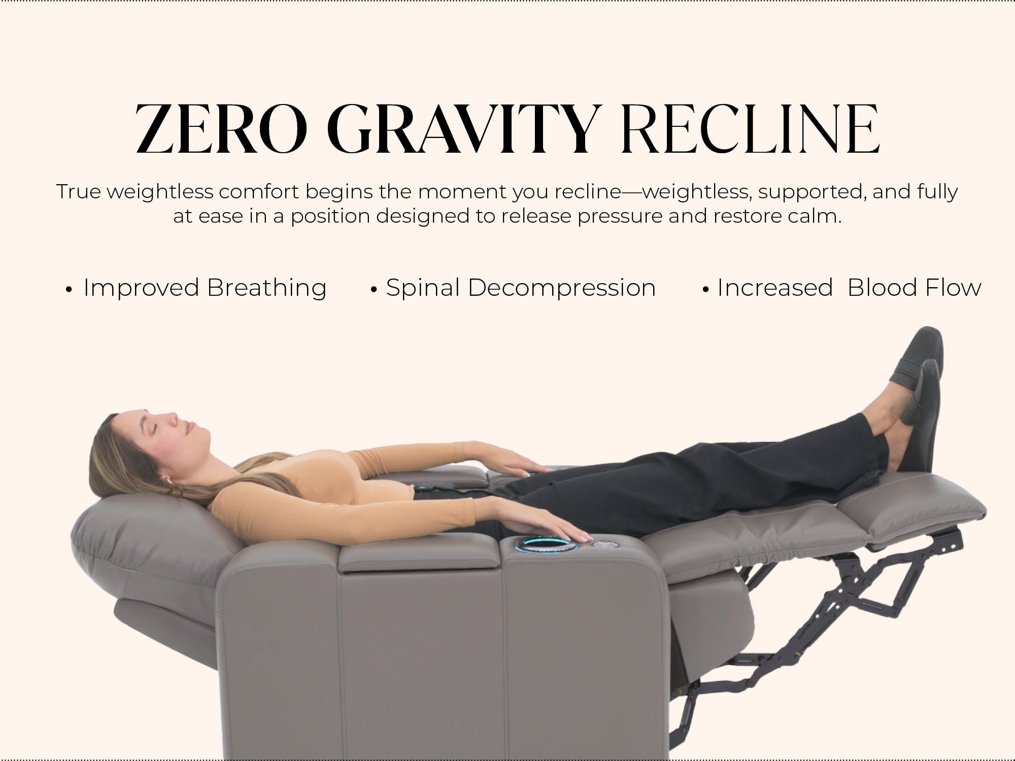 Gray / Single Recliner / Single - Mobile Image 1
