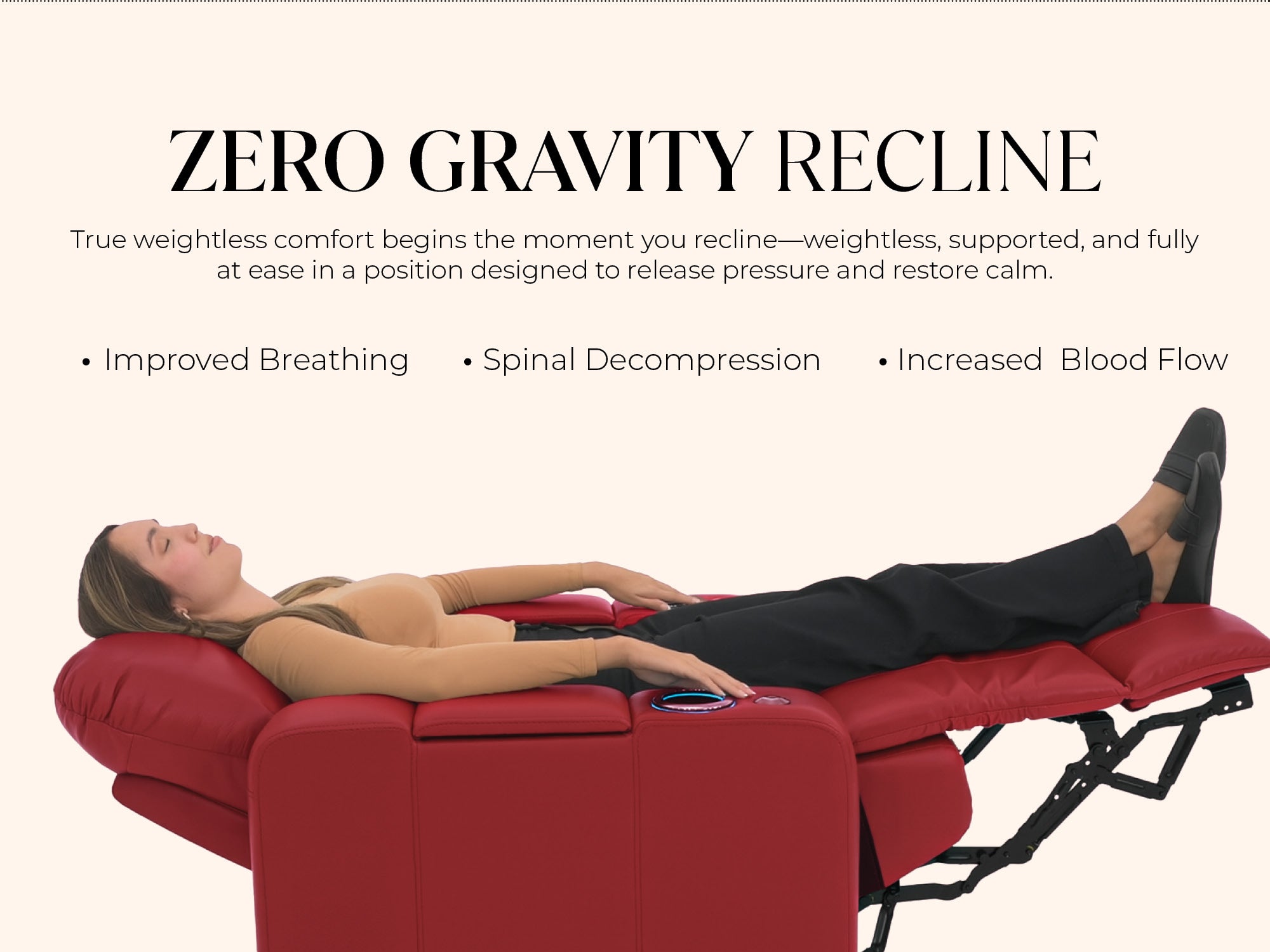 Red / Single Recliner / Single - Mobile Image 1