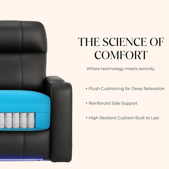 Rialto w/ Straight Console and Power Recline