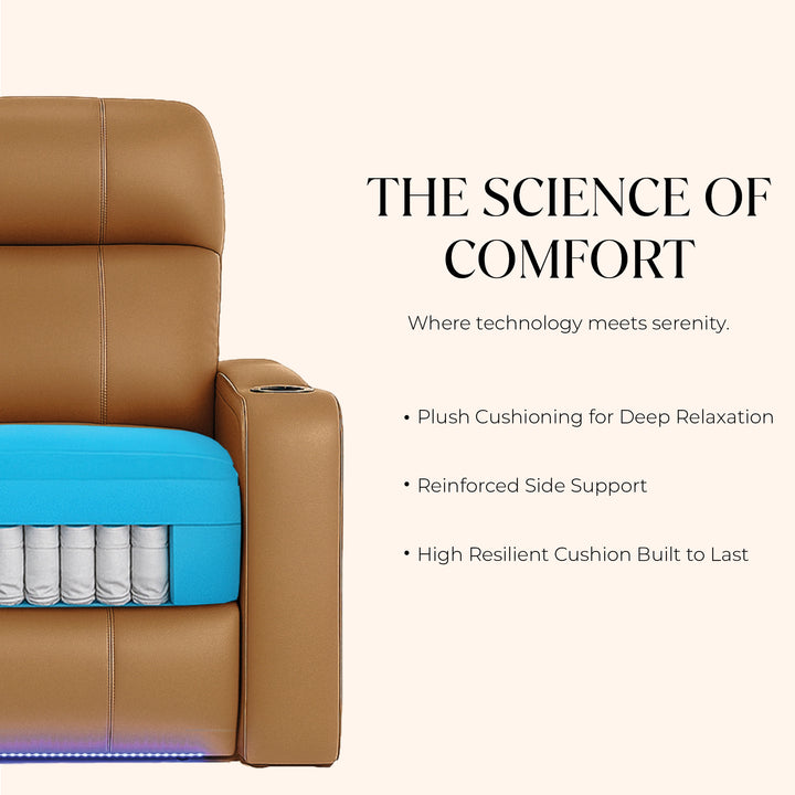 Rialto w/ Straight Console and Power Recline