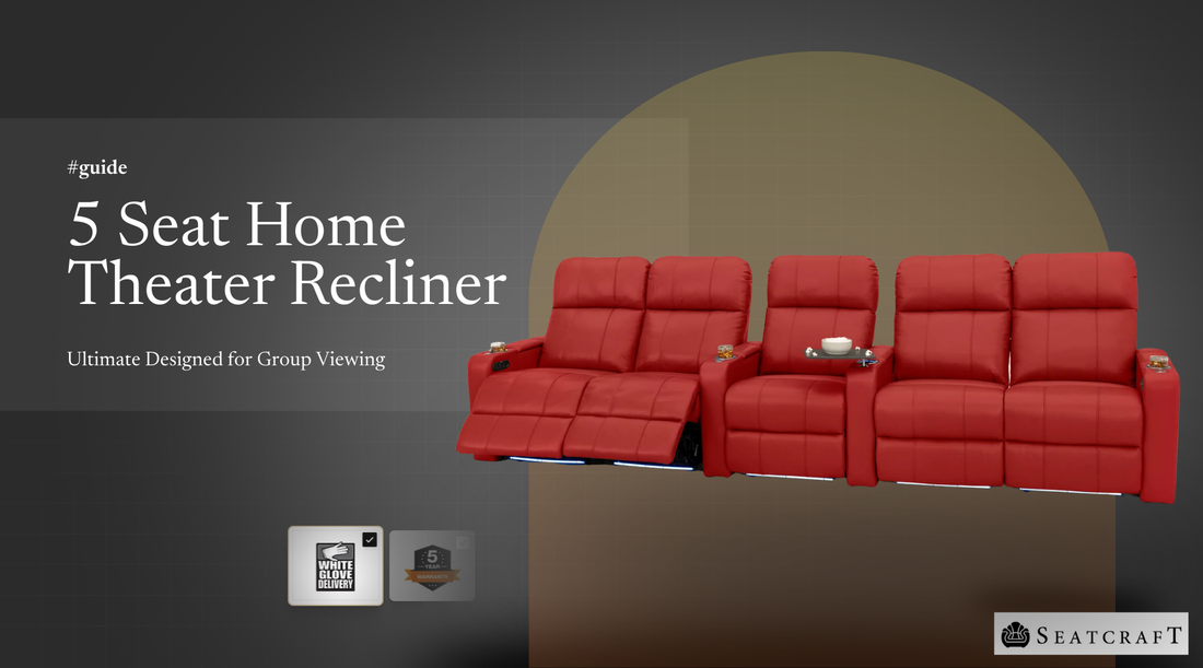5 seat home theater seating