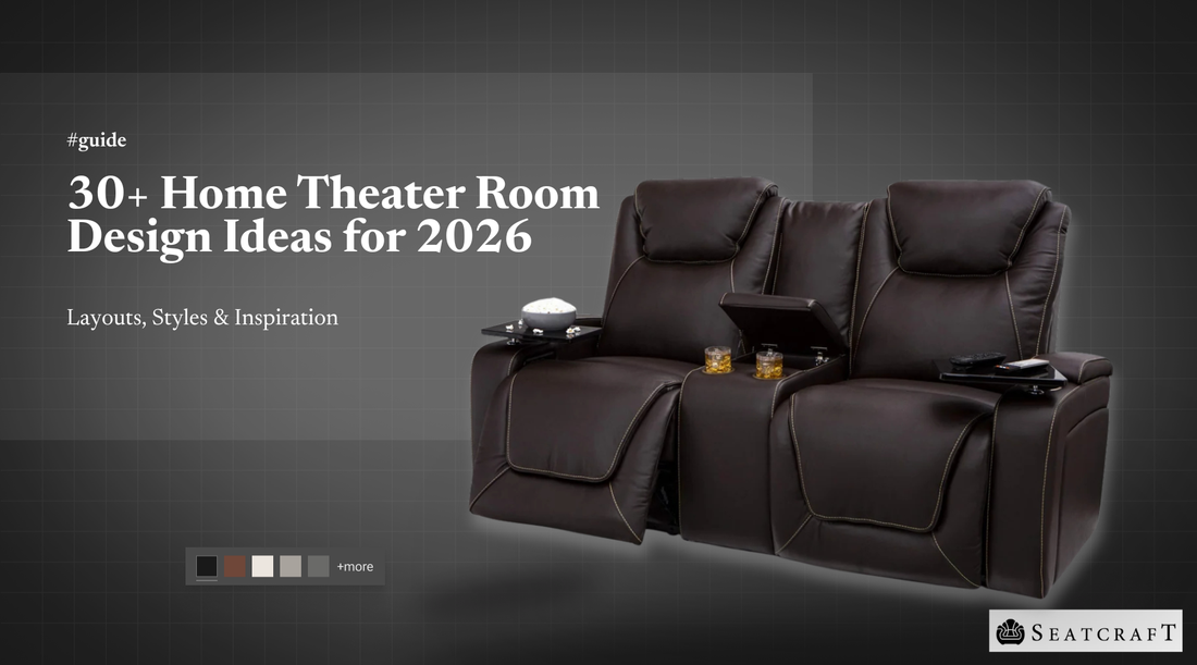 30+ Home Theater Room Design Ideas for 2026: Layouts, Styles & Inspiration