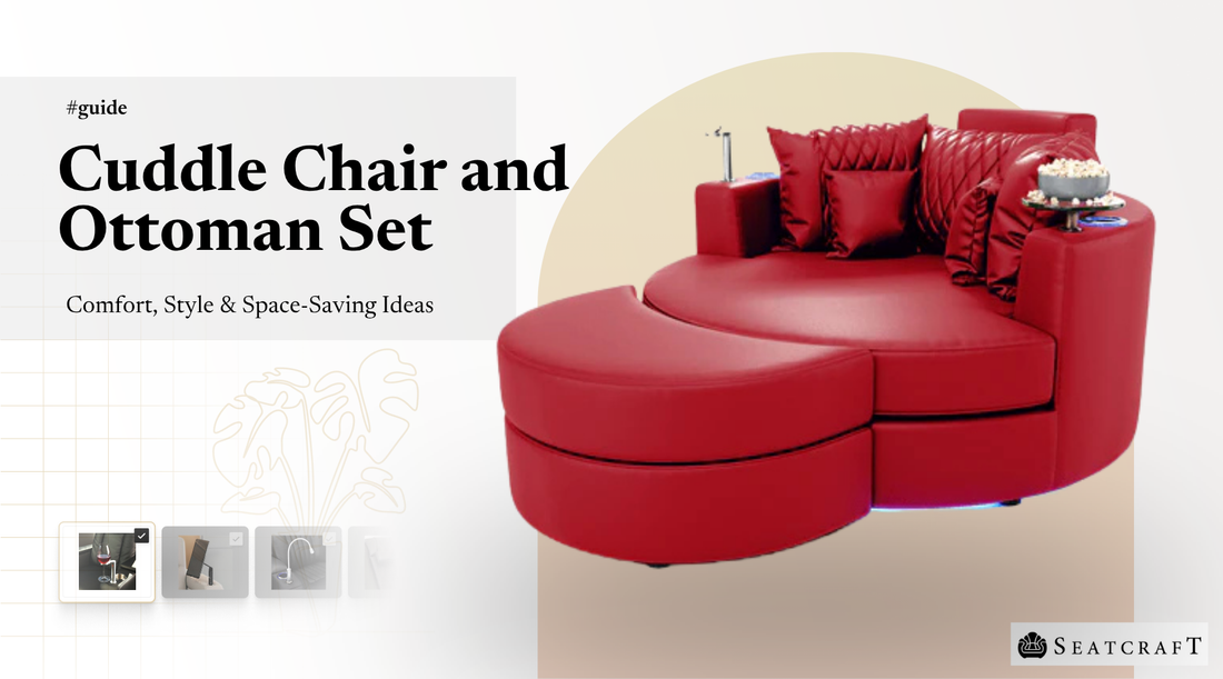 best cuddle chair with ottoman