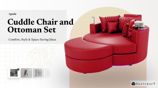best cuddle chair with ottoman