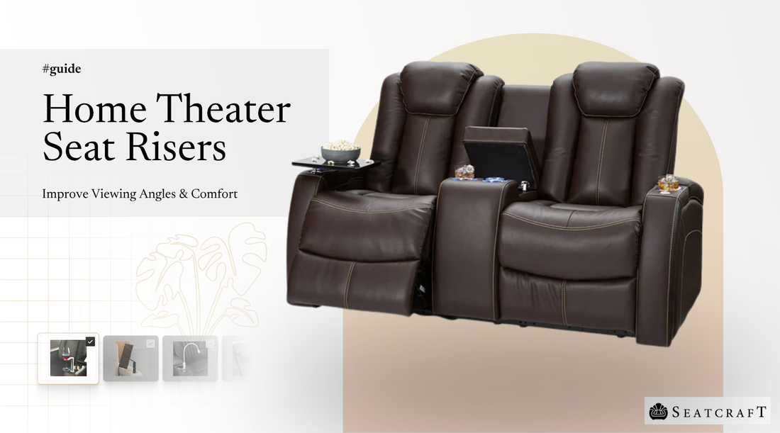 home theater seat riser height recommendations