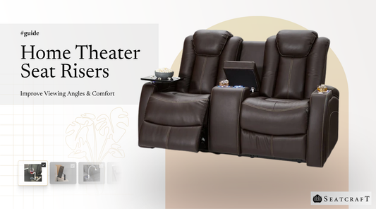 home theater seat riser height recommendations