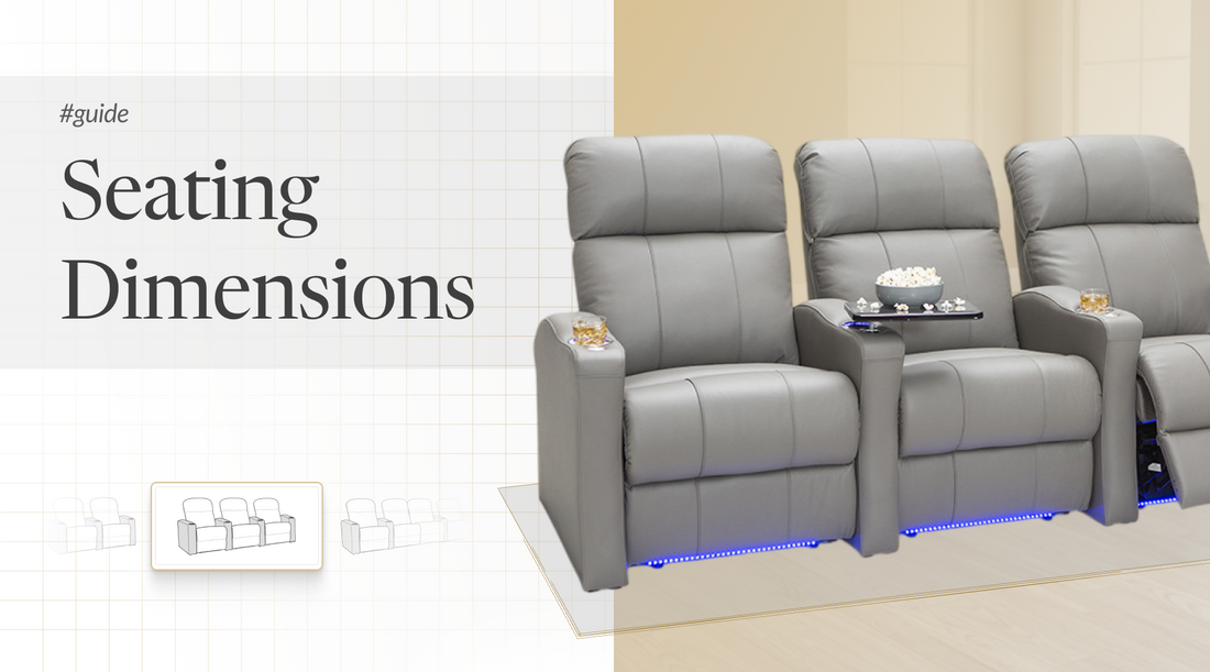 home theater seating dimensions