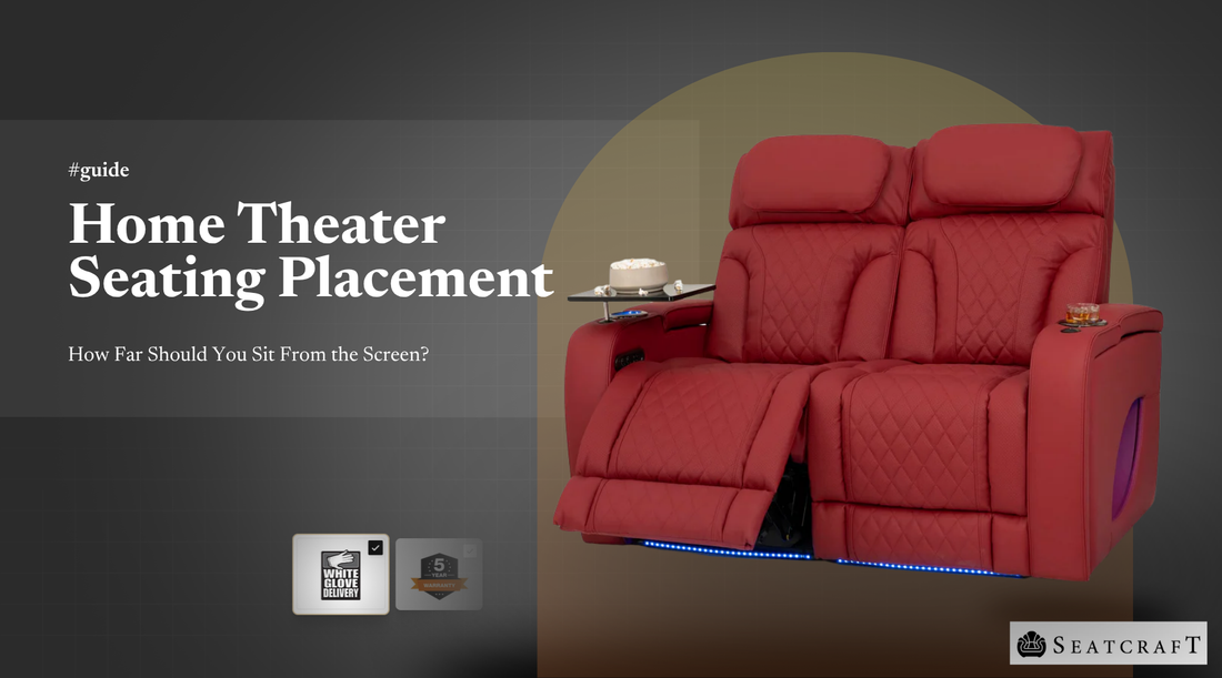 home theater seating distance