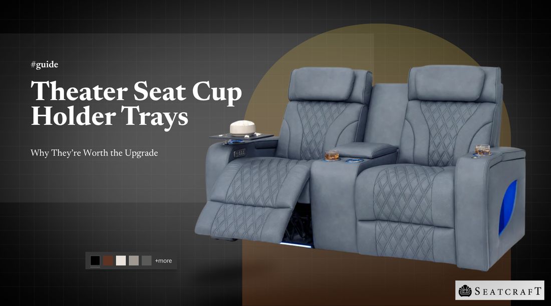 theater seat cup holder trays