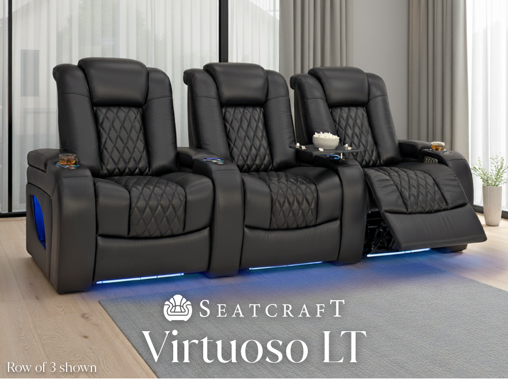 Black / Single Recliner / Single - Mobile Image 1