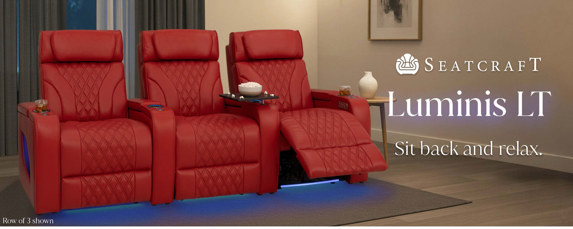 Red / Single Recliner / Single - Desktop Image 1