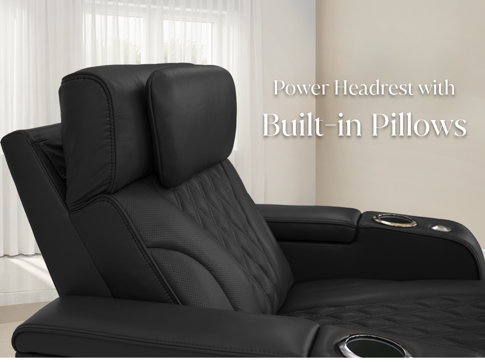 Black / Single Recliner / Single - Mobile Image 2