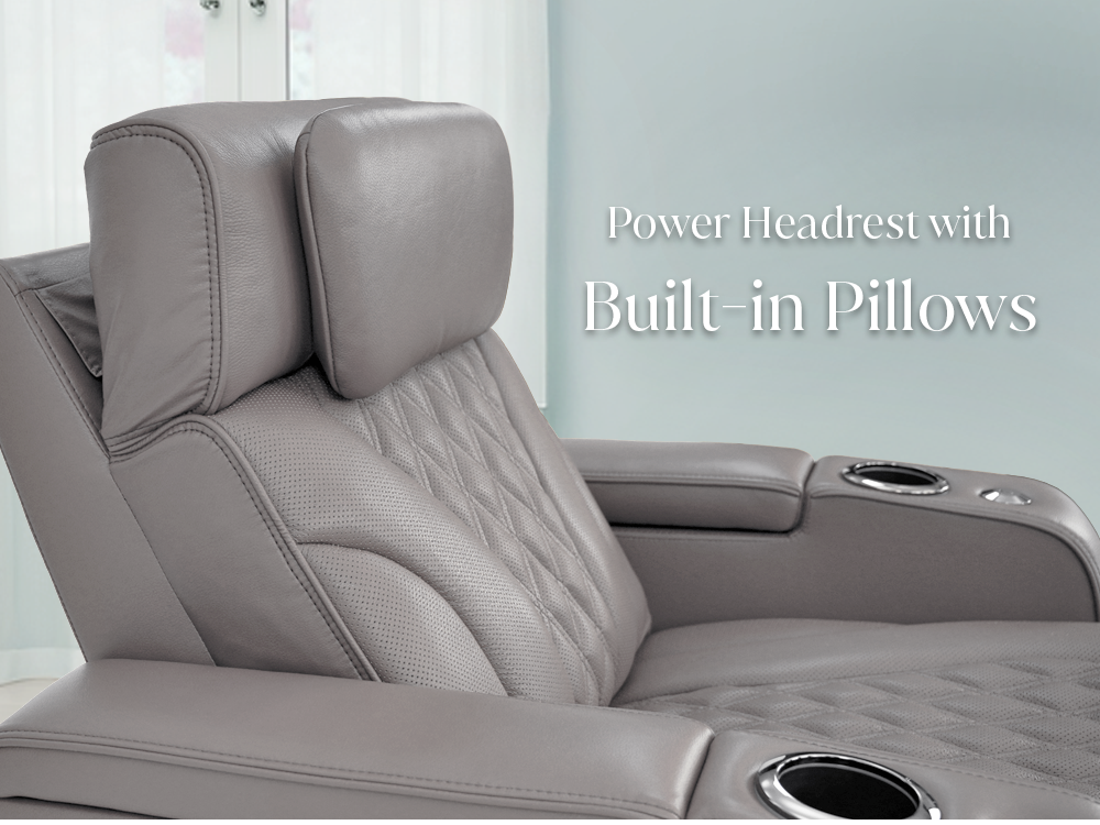 Gray / Single Recliner / Single - Mobile Image 2