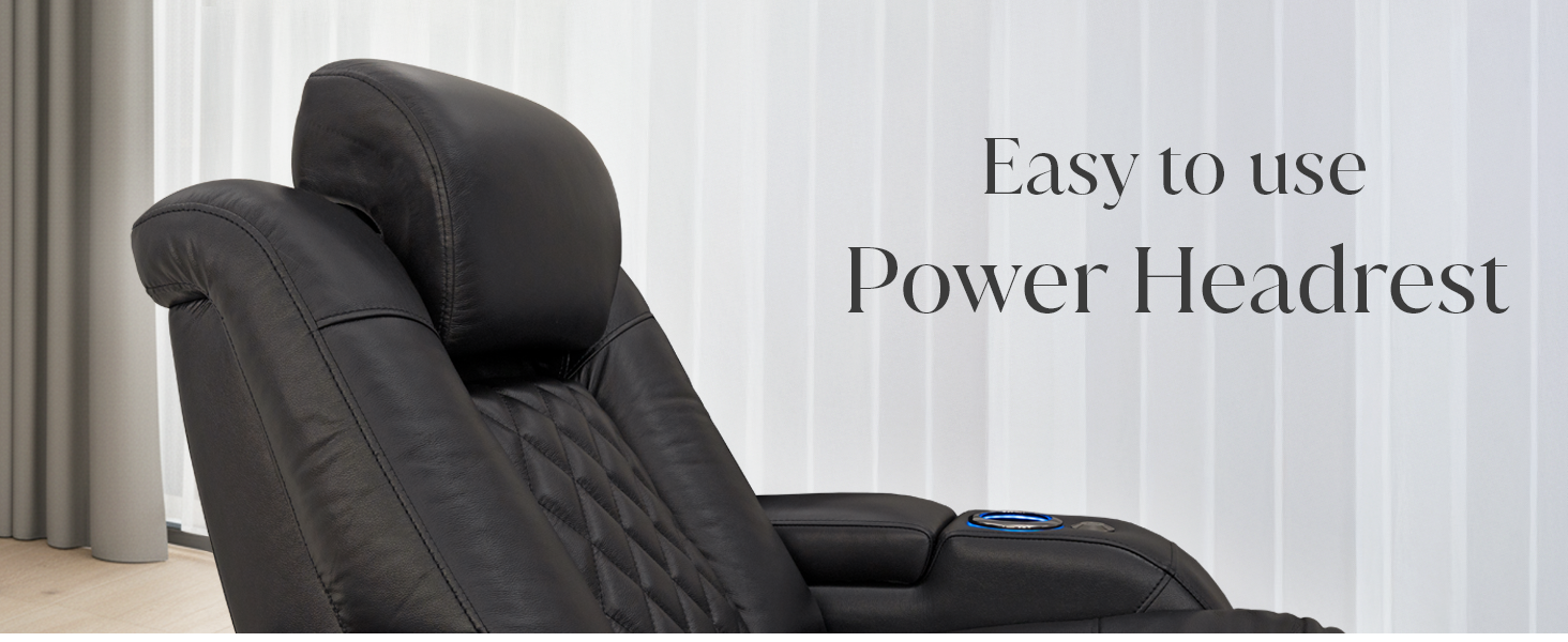 Black / Single Recliner / Single - Desktop Image 2
