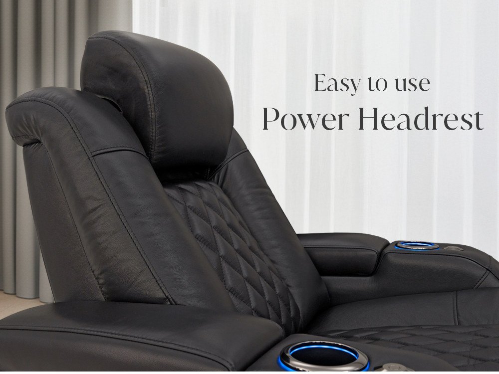 Black / Single Recliner / Single - Mobile Image 2