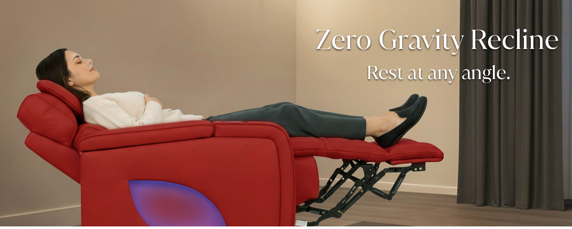 Red / Single Recliner / Single - Desktop Image 4