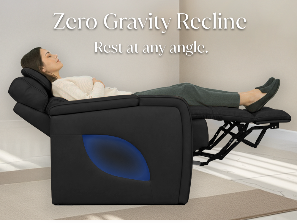 Black / Single Recliner / Single - Mobile Image 4