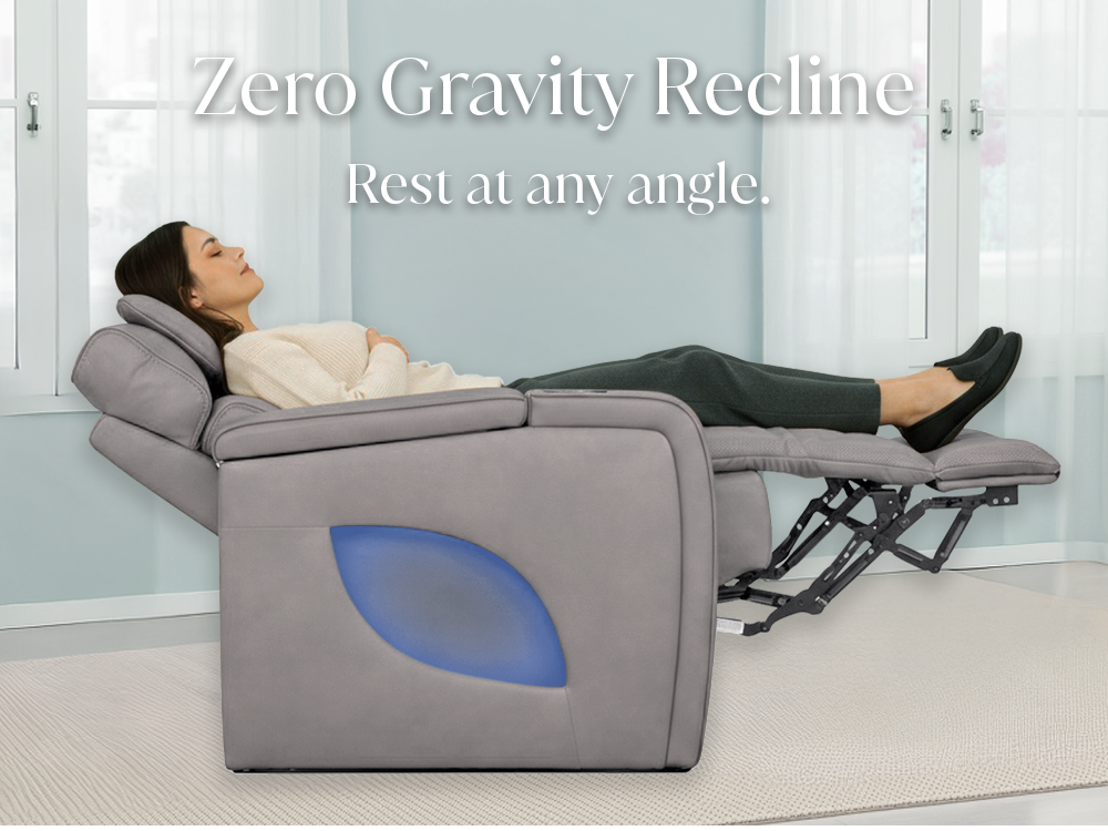 Gray / Single Recliner / Single - Mobile Image 4