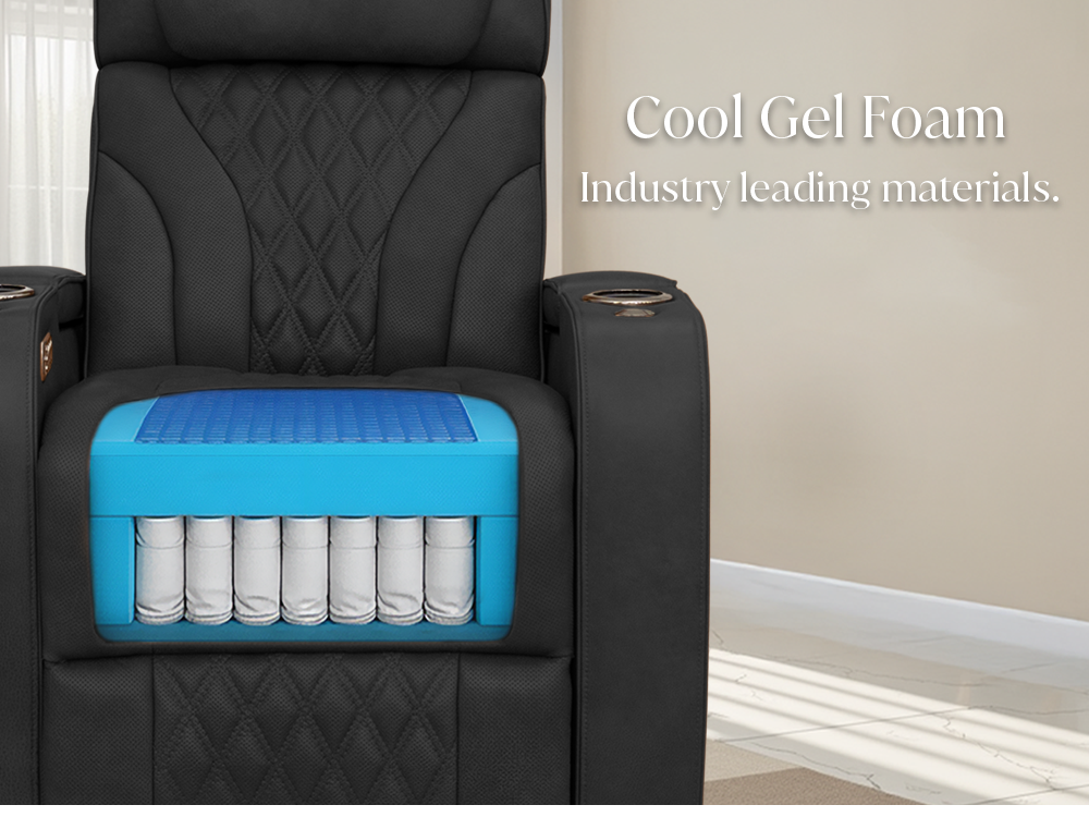 Black / Single Recliner / Single - Mobile Image 6