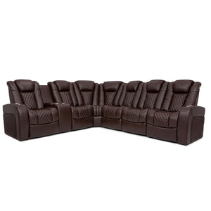Carlsbad Brown Sectional Sectional Seatcraft