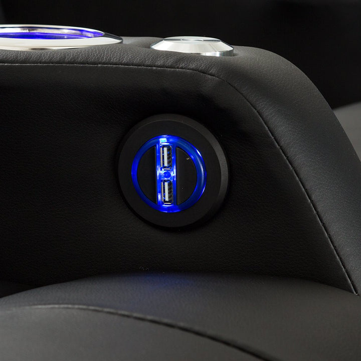 Sienna w/ Leather and Power Recline