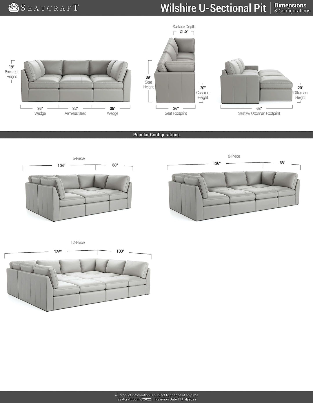 Wilshire Modular U-Sectional Pit