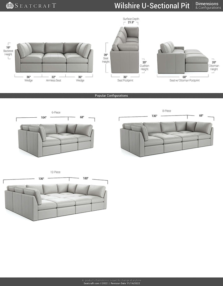 Wilshire Modular U-Sectional Pit