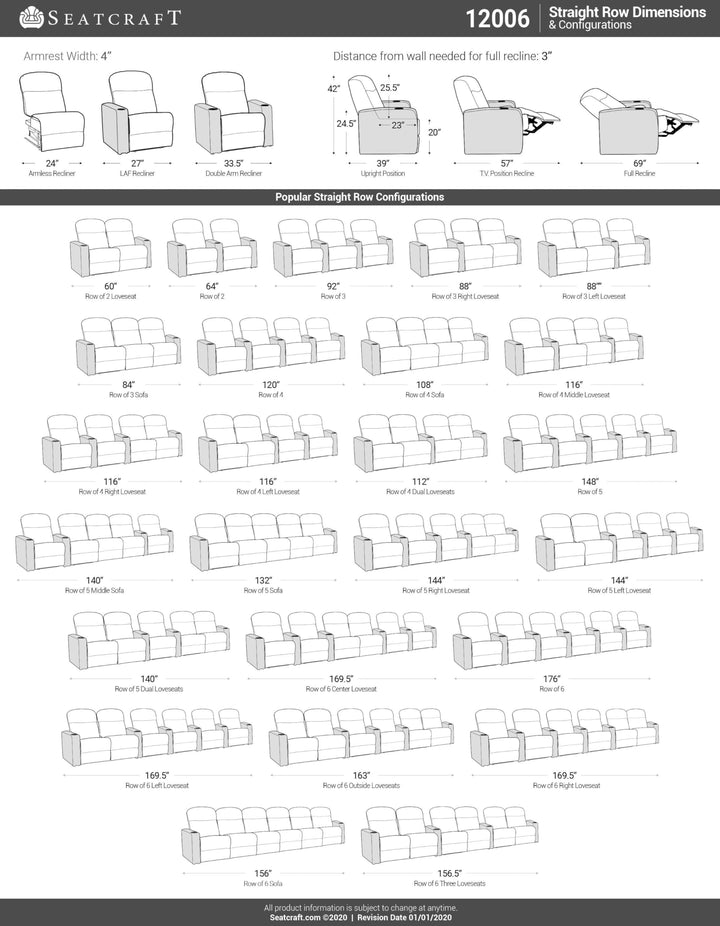 12006 w/ Power Recline