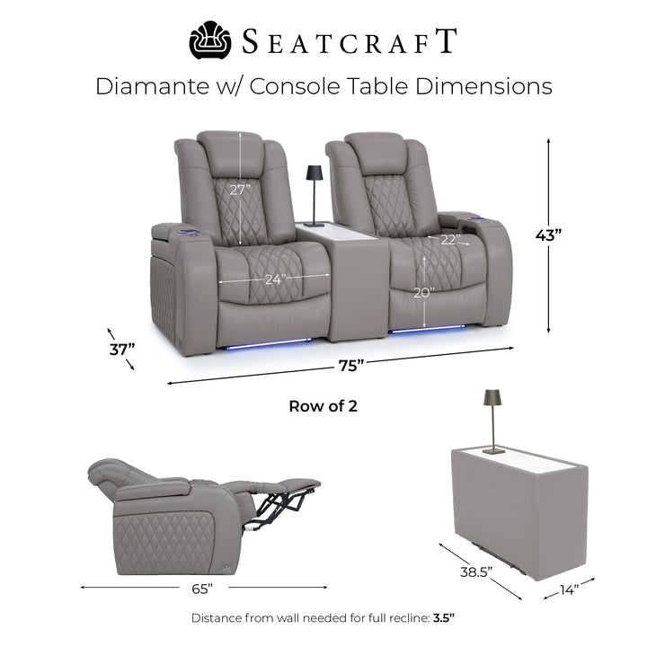 Diamante w/ Straight Console