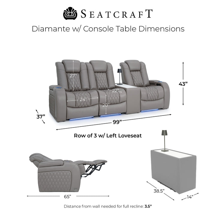 Diamante w/ Straight Console