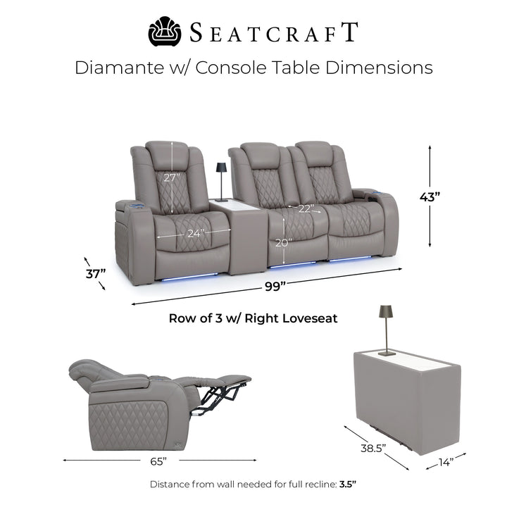 Diamante w/ Straight Console