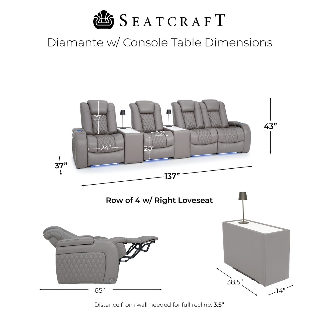 Diamante w/ Straight Console