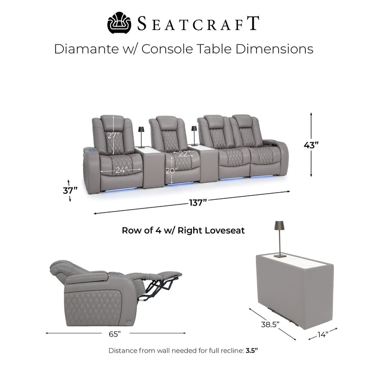 Diamante w/ Straight Console