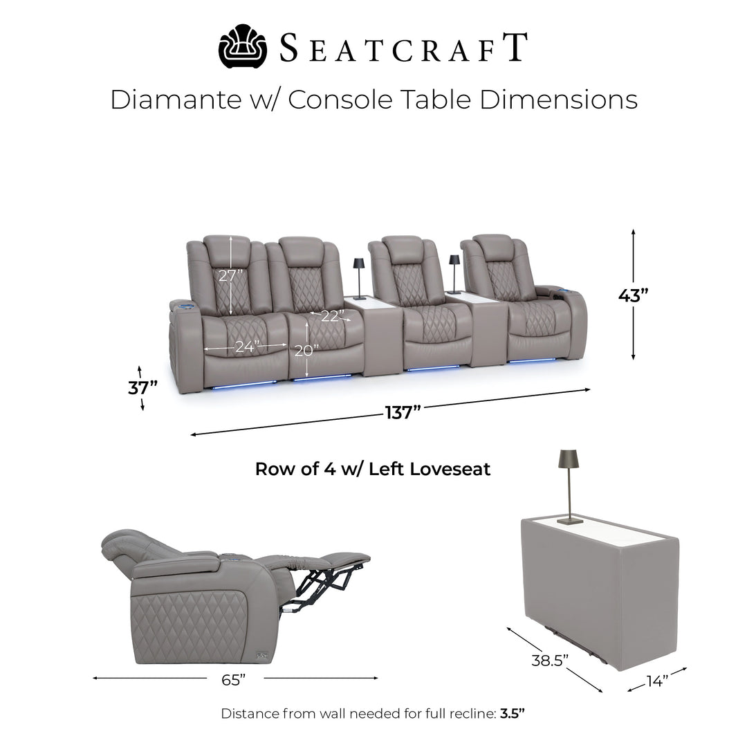 Diamante w/ Straight Console