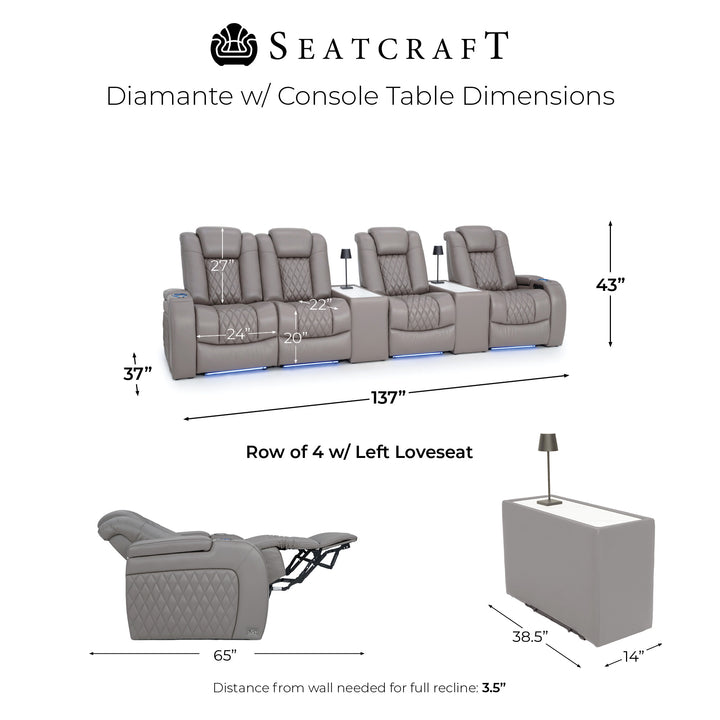 Diamante w/ Straight Console