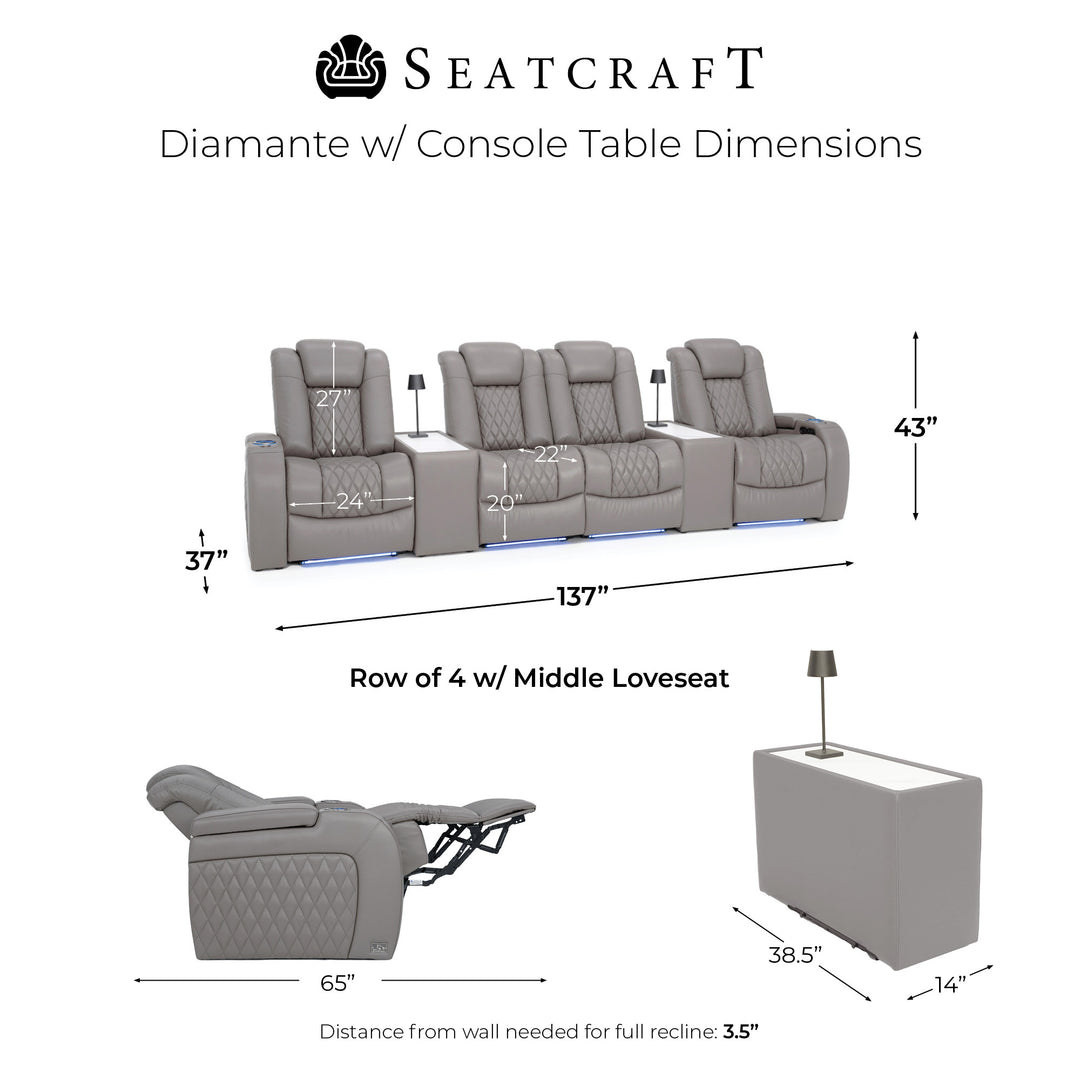 Diamante w/ Straight Console