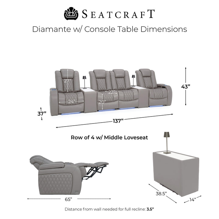 Diamante w/ Straight Console