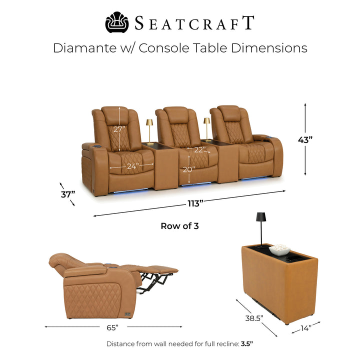 Diamante w/ Straight Console