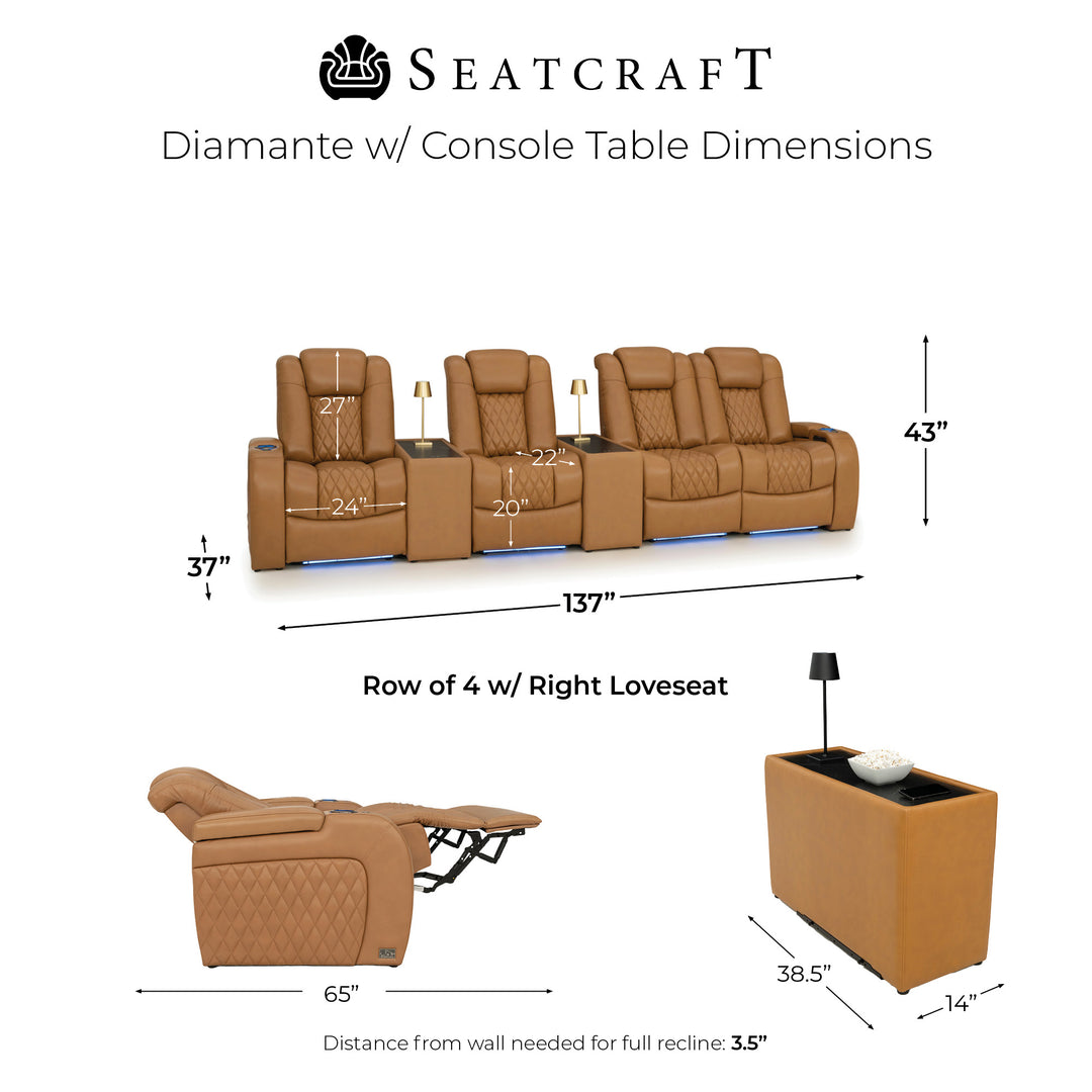 Diamante w/ Straight Console