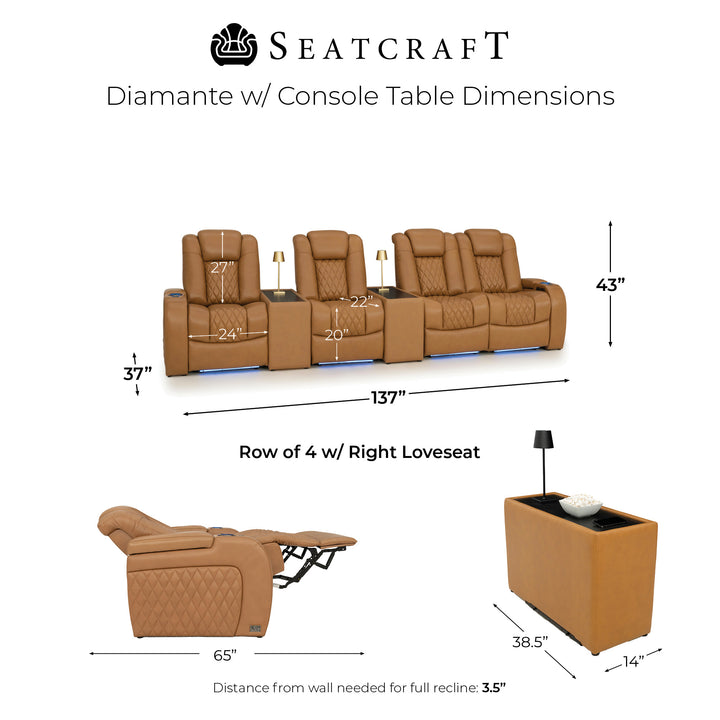 Diamante w/ Straight Console